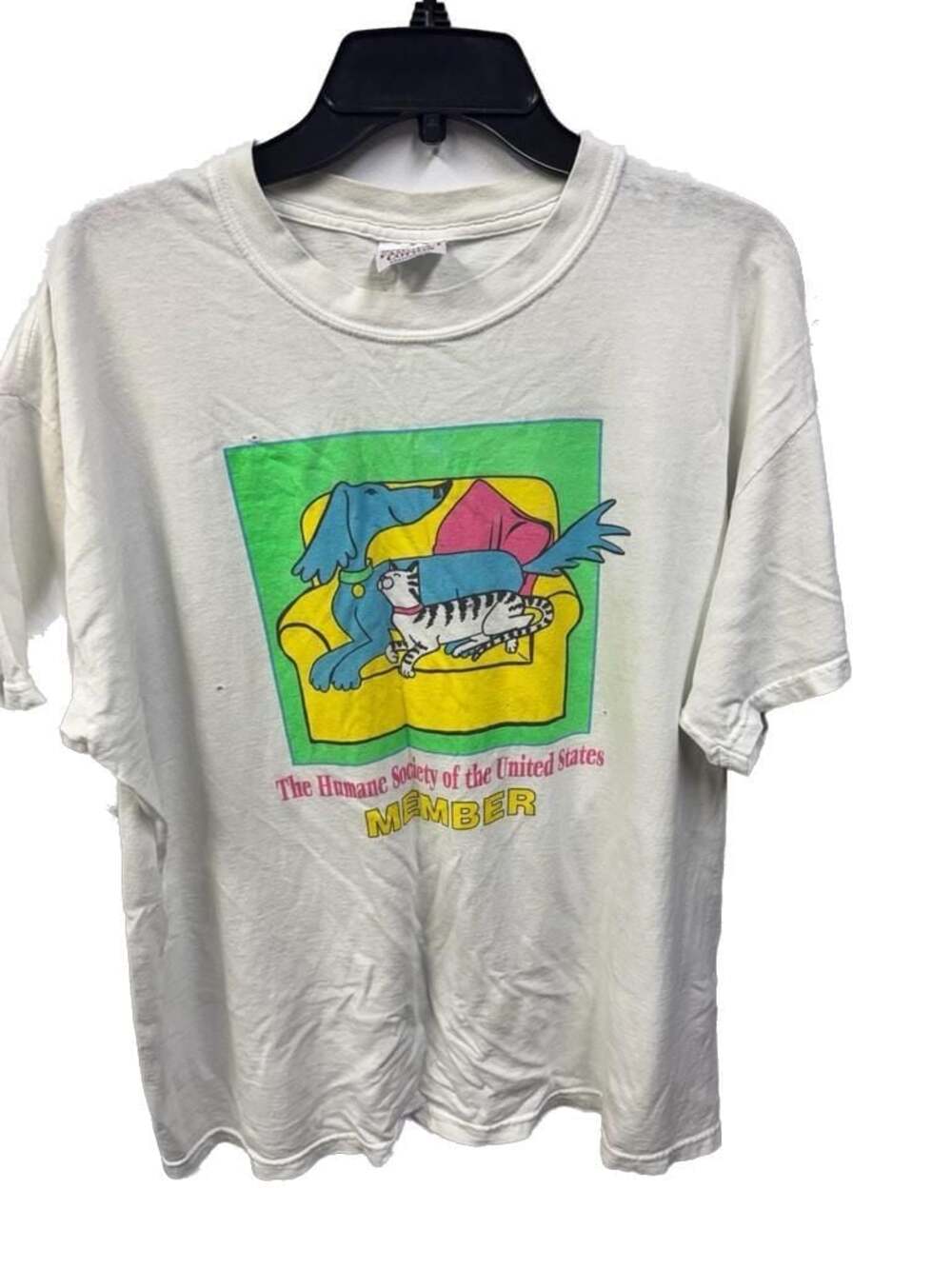 Vintage The Humane Society of the United States Member Graphic T-Shirt